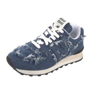 New Balance x Miu Miu denim sneakers